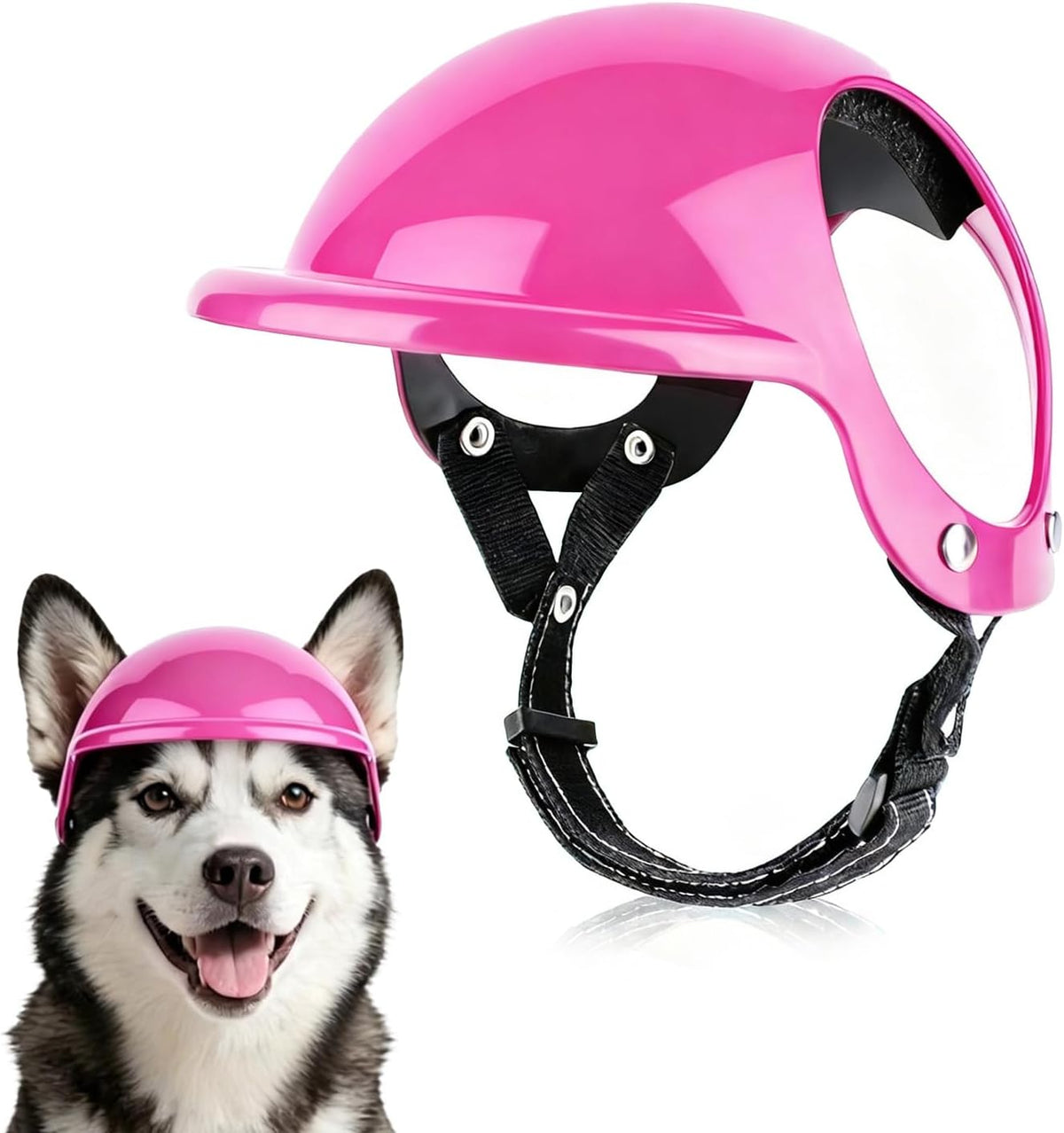 LESYPET Dog Helmet for Extra Small Dogs, Kitten Motorcycle Helmet with Ear Hole Design, Extra Small Dog Hat for Chihuahua Yorkie, Adjustable, X-Small - Image 10