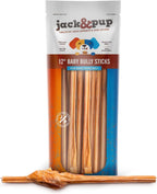Jack&Pup 6 Inch Skinny Bully Sticks for Small Dogs (30 Pack) Thin, Odor Free Bully Sticks Sheaths | Single Ingredient Beef Pizzle Sticks for Senior Dogs and Puppies - Image 12