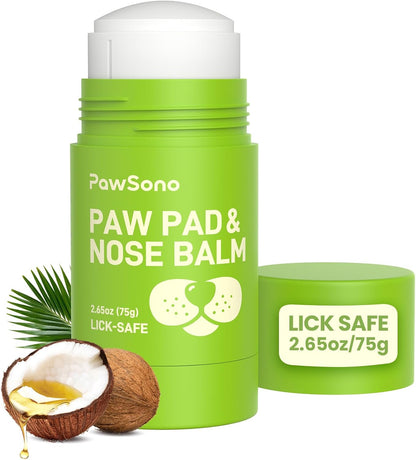 PawSono Lick-Safe Dog Paw & Nose Balm with Coconut Oil | All-Natural Moisturizer & Soother for Dry, Cracked Pads & Snout | Heat & Cold Pavement Protection Wax | Horse Hoof, Joint Care (1.3 oz - Image 10