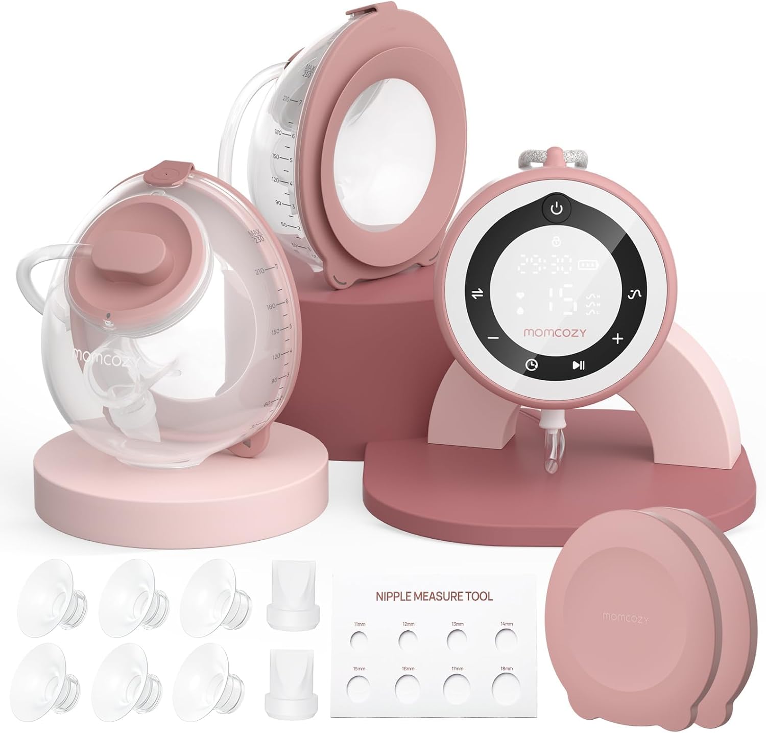 Momcozy V1 Pro Hospital Grade Wearable Breast Pump front view