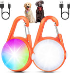 2 Pack Dog Collar Light, 4 Modes Clip On Dog Lights for Night Walking, Glow in the Dark LED Pet Collar Charm, Rechargeable Pet Camping Essentials for Nighttime Running, Cycling, Hiking(Black) - Image 11