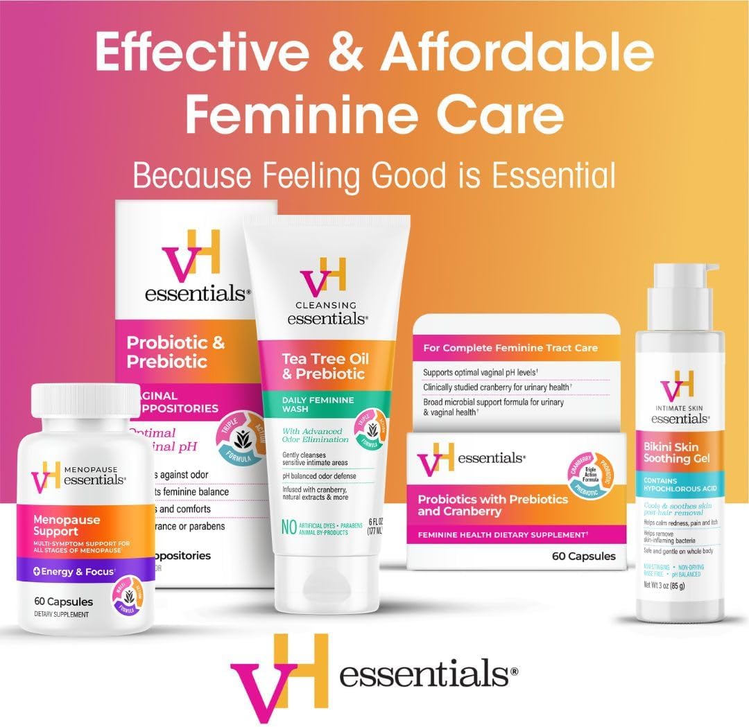 vH essentials 60 Count supplement bottle showing dosage instructions