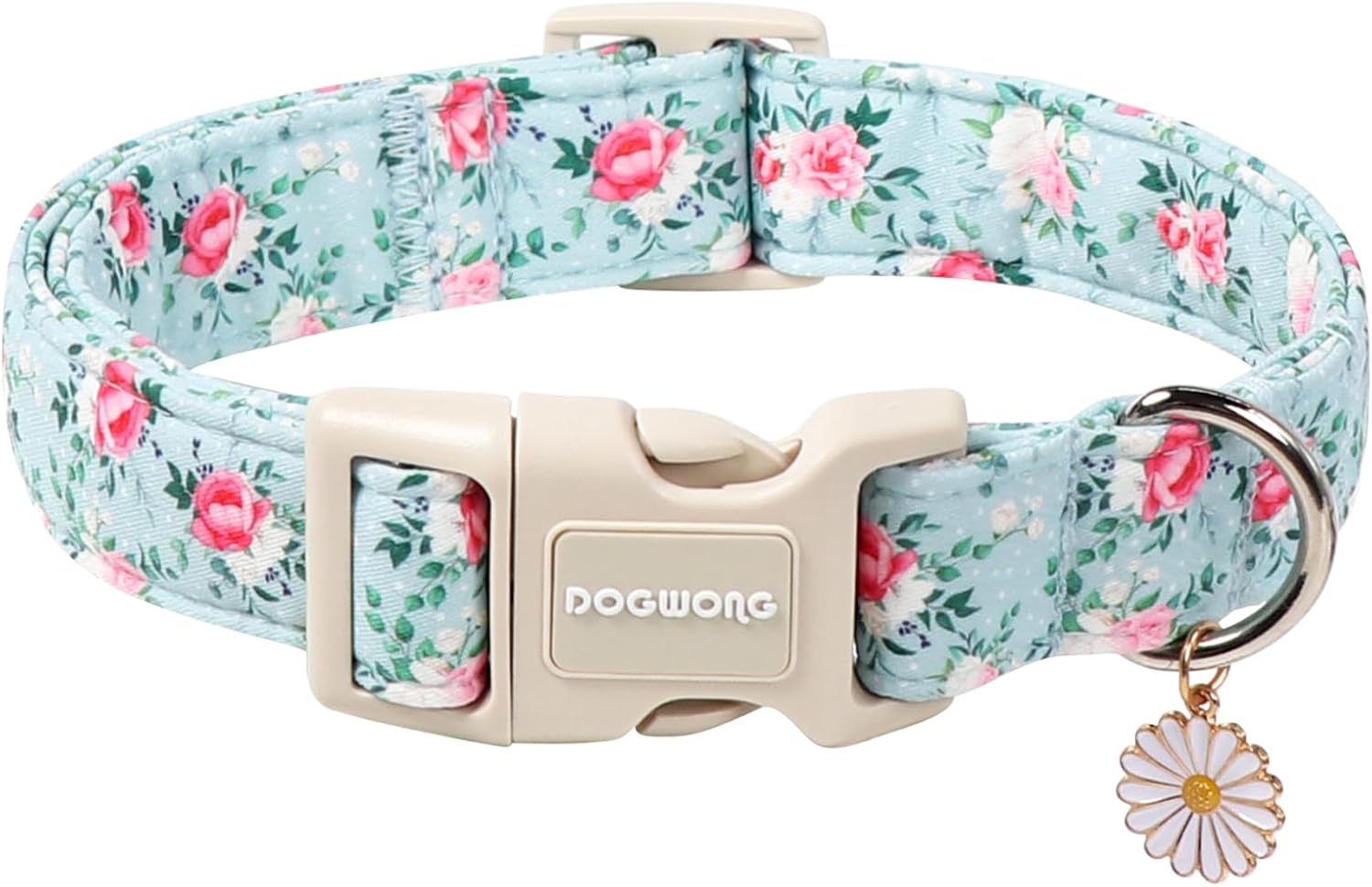 Spring Summer Dog Collar for Girl Dogs- Pink Polka Female Dog Collar, Adjustable Soft Beach Dots Dogs Collars for Small Dogs, S - Image 9