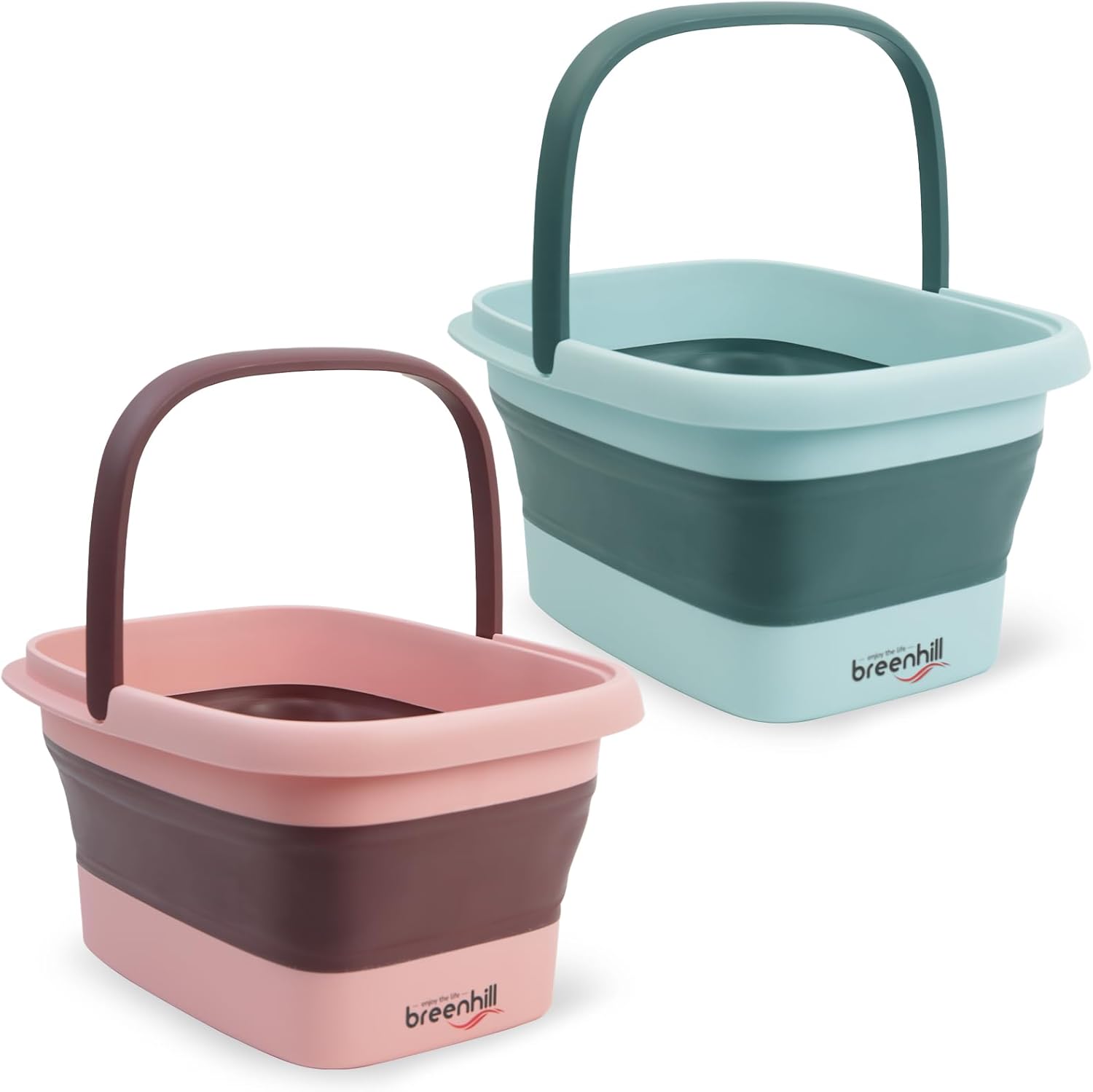 Breenhill foldable foot bath basin front view