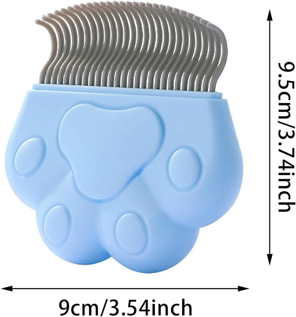KQUQK premium rabbit and Persian cat comb packaging and self cleaning features.