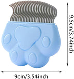 KQUQK premium rabbit and Persian cat comb packaging and self cleaning features.