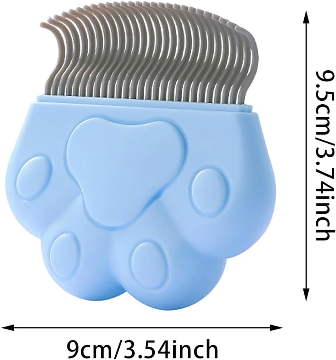 KQUQK premium rabbit and Persian cat comb packaging and self cleaning features.