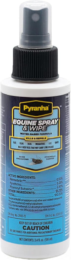 Pyranha Equine Spray and Wipe Fly Repellent for Horses - Water-Based Formula with Citronella Scent, Long-Lasting, Dust-Free, No Shake Required, Gallon - Image 9