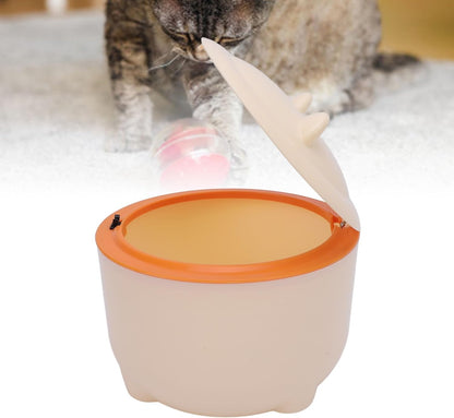 Cat Litter Trash Can White Compact Fully Enclosed Waste Container with Press Type Lid Dog Litter Box Cat Poop Garbage Can for Indoor Outdoor - Image 9
