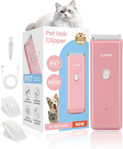 Three pack of waterproof ceramic blades for dog and cat hair clippers
