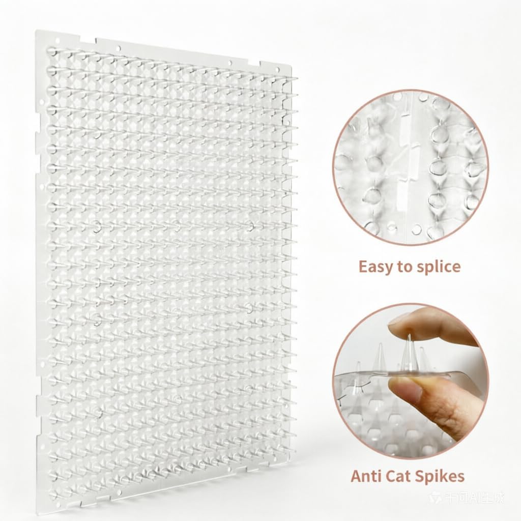 Yiteshi cat scat mat placed on a sofa for pet training
