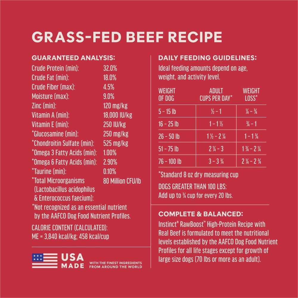 High protein dog food with freeze dried raw meat pieces for immune health