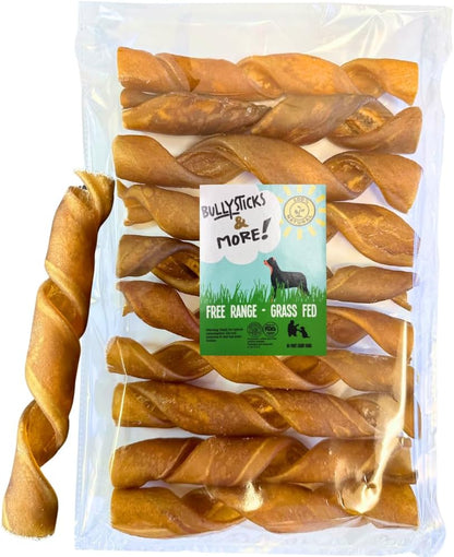 All natural grass fed beef collagen springs for medium and large dogs product display