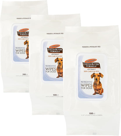 Palmer's for Pets Cocoa Butter Formula Refreshing Wipes for Dogs and Puppies - Paraben Free, Phthalate Free Dog Grooming Wipes with Vitamin E, Gentle Daily Use, 100 Count - Image 11
