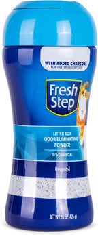 Activated charcoal cat litter deodorizer powder for odor control