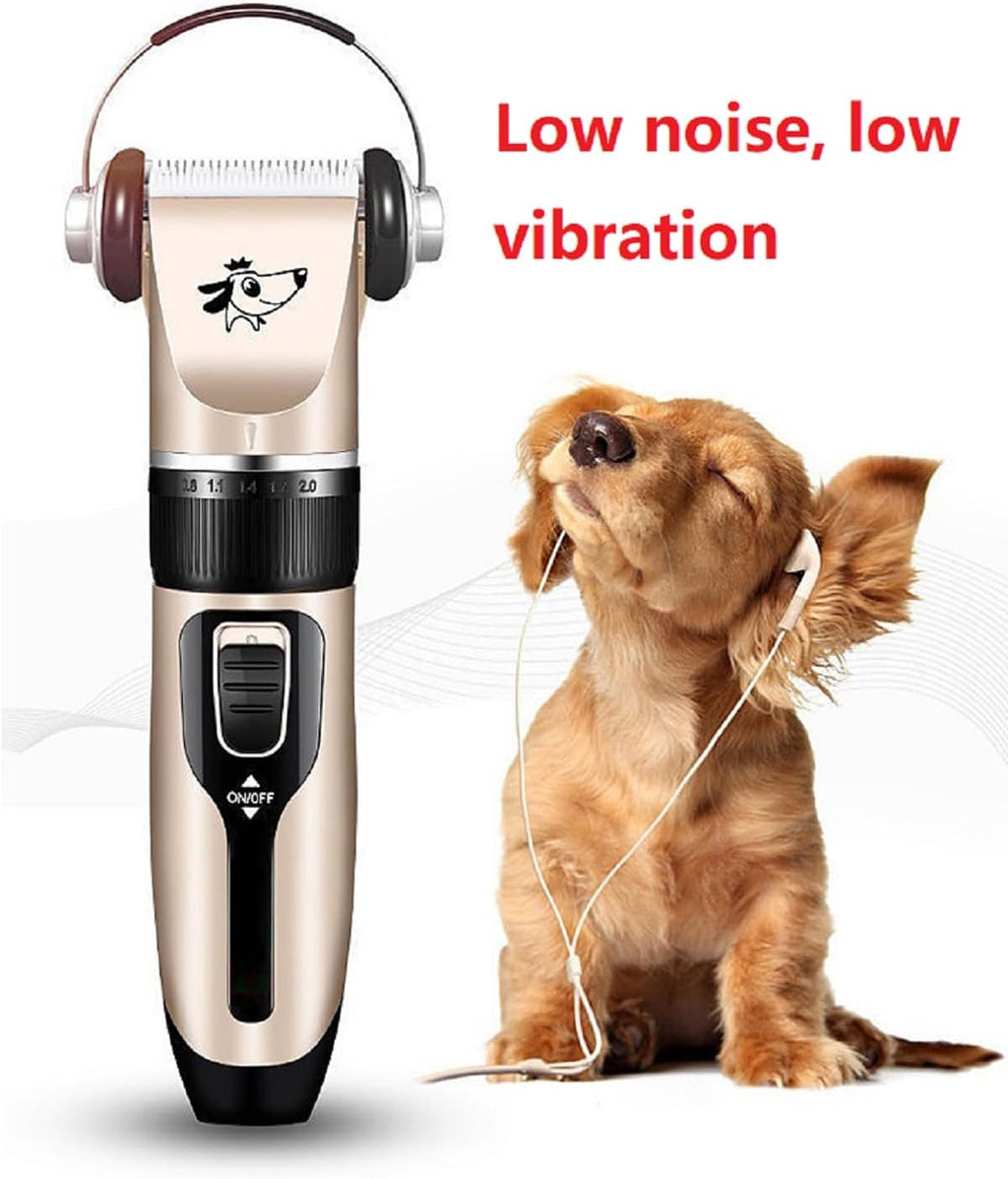 Titanium ceramic blade detail on the Cakapet paw trimmer for dogs
