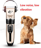Titanium ceramic blade detail on the Cakapet paw trimmer for dogs