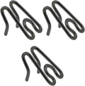Herm Sprenger black stainless steel extra links front view premium dog training gear