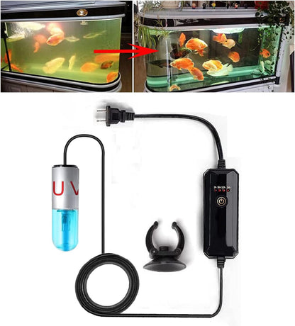 JackSuper 3W Aquarium UVC clean light unit with timer controller