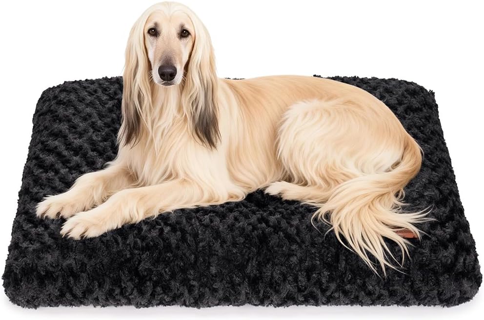 Dog Bed Crate Pad - Soft Fluffy Pet Cushion Mat Anti-Slip Comfy Kennel Pad for Crates - Image 12