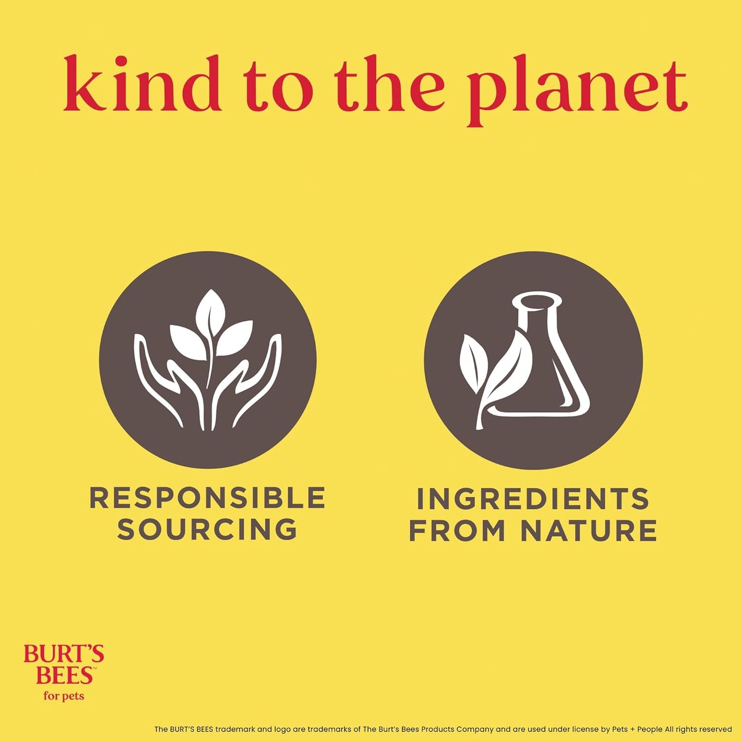 Burt's Bees cat wipes 50 count tub packaging detail