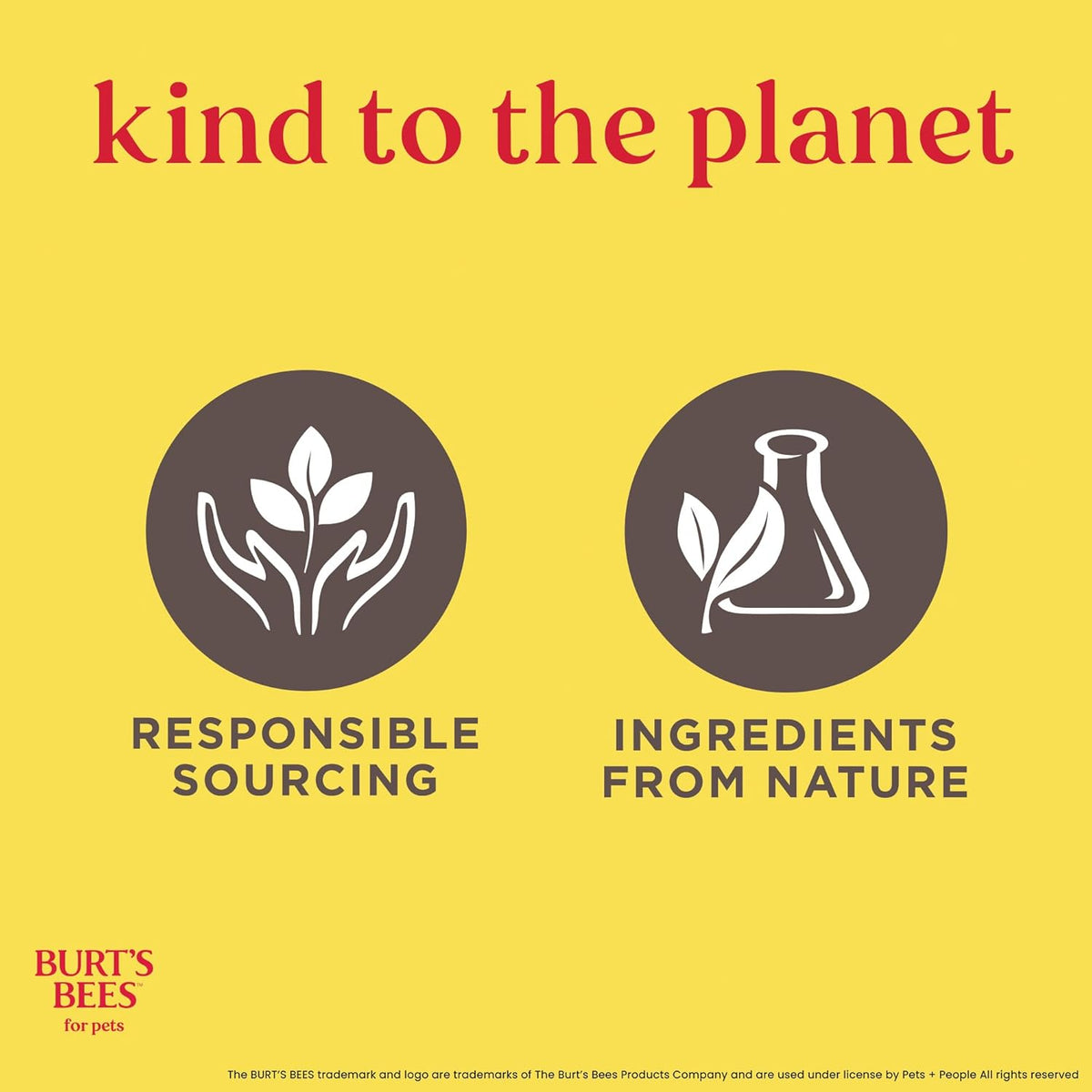 Burt's Bees cat wipes 50 count tub packaging detail