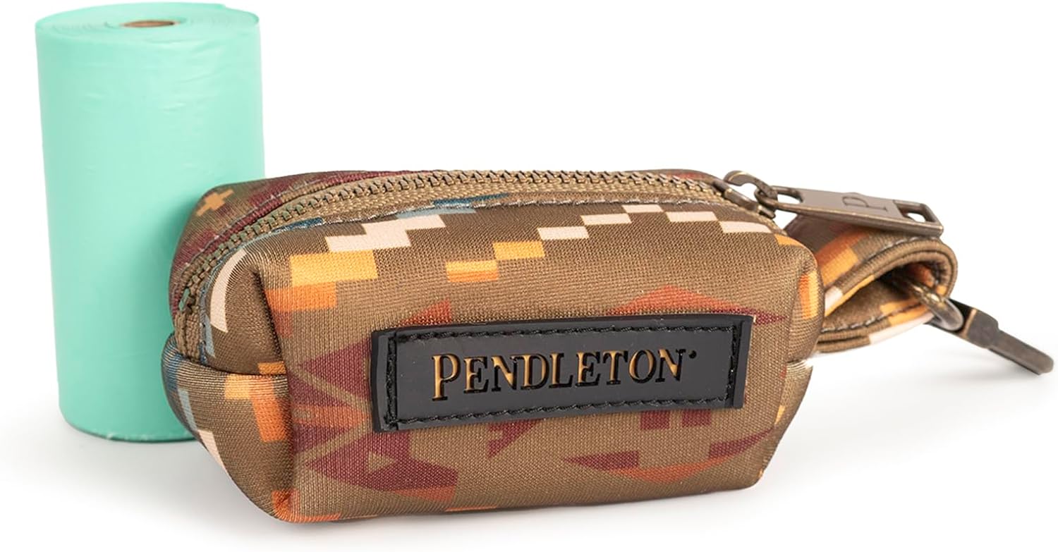Lifestyle shot of Pendleton pet accessory in outdoor setting