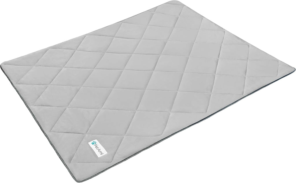 PetAmi pet blanket folded to show both cooling and plush sides