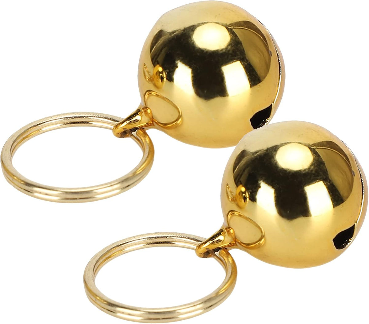 2pcs Rust Anti Lost Copper Bells Extra Loud Pair of Cat Dog Brass Portable Bells Collar Charm Bells for Save B - Image 9
