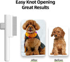 Set of two Marchul stainless steel pet brushes