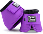 Jeffers Equine No Turn Bell Boots for Horses - Bisbee Blue, Medium | Shock Absorbing Hoof Protection | Secure Double Hook & Loop Closure, Perfect for Travel, Turnout, Training, & Riding - 1 Pair - Image 11