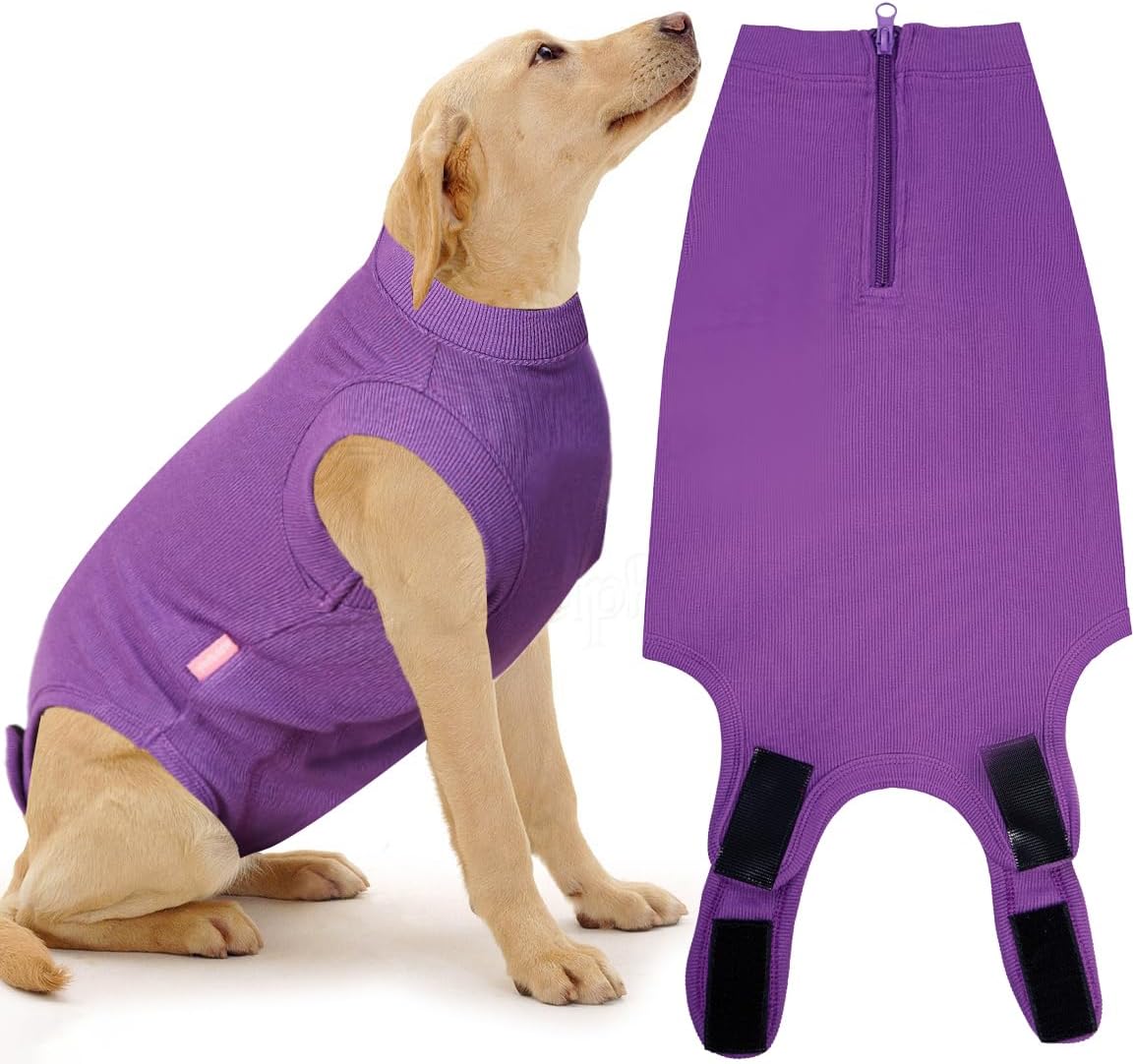 Wabdhaly imported dog surgical recovery garment packaging and size chart