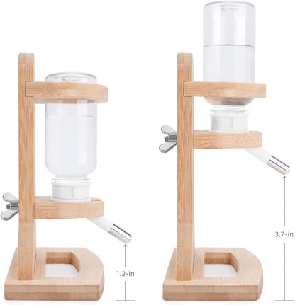 Niteangel Water Bottle with Stand for Syrian Dwarf Hamsters Gerbils Mice Rats Degus Small pet Rodents(White) - Image 5