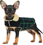 Winter Coat for Small and Medium Dogs, Puppy Plaid Jacket, Cotton Coat for Cold Weather, Windproof Warm Dog Garments, Pet Thickened Outfits Indoor Outdoor, Red S - Image 11