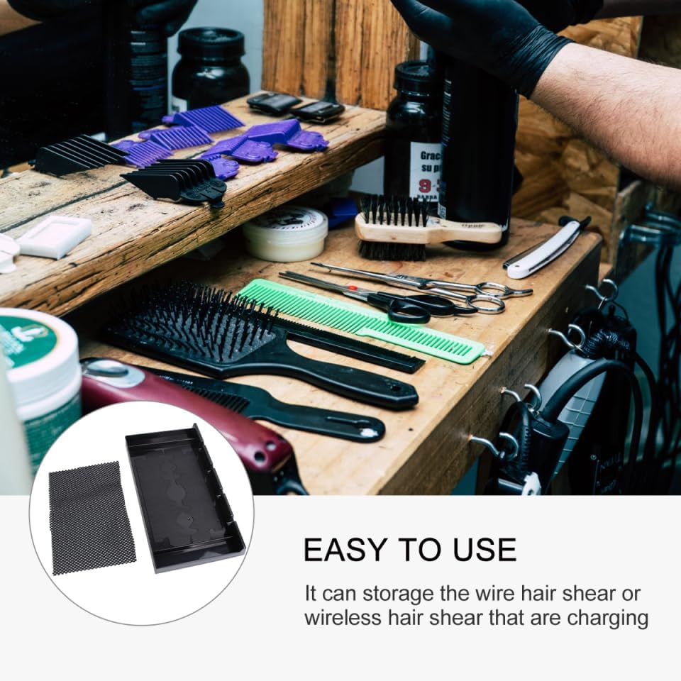 Mipcase hair cutter stand overhead layout showing heat resistant material properties