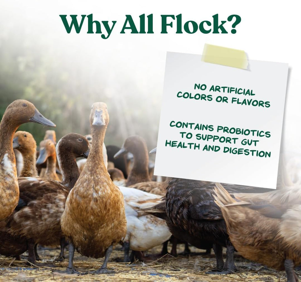 Manna Pro All Flock bag size comparison for 25 pounds