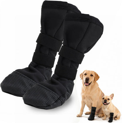 Dog Booties to Prevent Licking,Recovery Boots for Dogs,Non-Slip Dog Shoes & Paw Protectors for Indoor Outdoor Walking,Dog Socks,paw Covers for Small/Medium/Large Dogs,2 Pack (L) - Image 1
