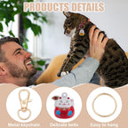 Webeedy lucky cat bell attached to a pet collar
