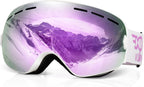 EXP VISION Snowboard Ski Goggles Men Women Youth, Anti Fog OTG Winter Snow Goggles Spherical Detachable Lens - Image 12