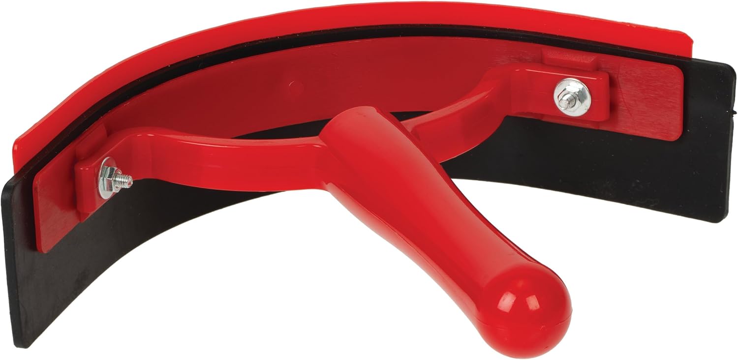 Premium equestrian sweat and water remover tool with integrated hanging hole