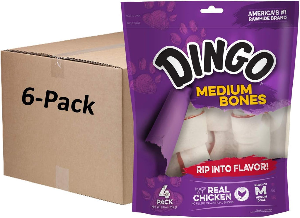 Dingo 156095 Rawhide Bones For Small Dogs, Chicken,White, 6-Count, 8 Ounces - Image 10