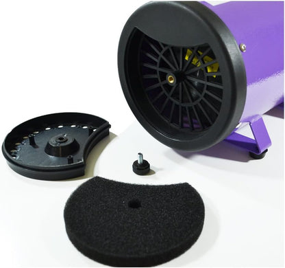 Flying Pig High Velocity Dog Pet Grooming Dryer w/Heater (Model: Flying One, Purple) - Image 6