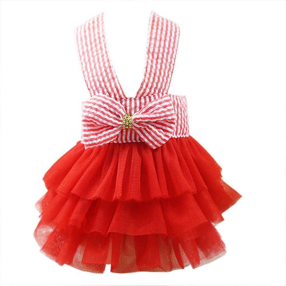 Clopon female puppy clothes halter design denim pet dress on white background