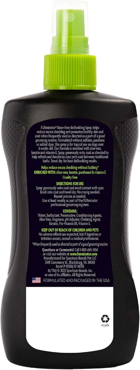 Furminator deshedding spray for dogs 8.5 fluid ounces
