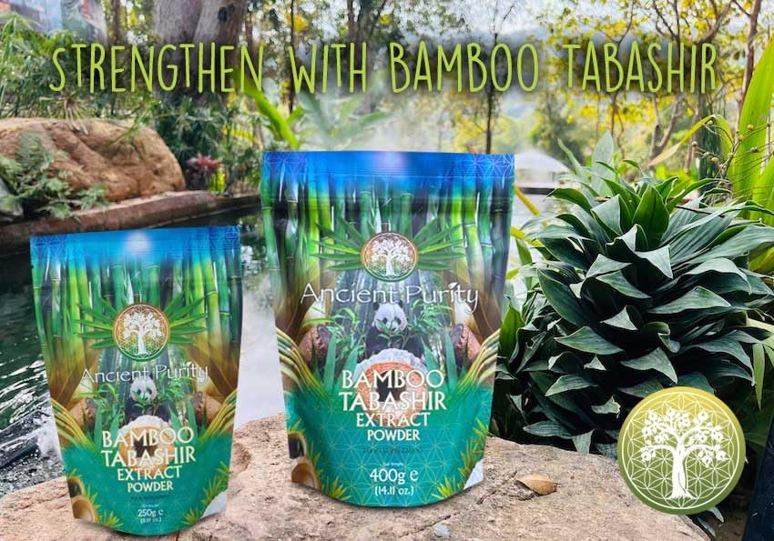 Bamboo tabashir extract powder for skin and hair health