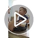 NCVI infant food blender bowl showing smooth vegetable puree consistency after blending