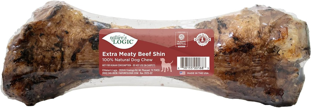 NATURE'S LOGIC Beef Hind Shank Bone - 7-8'' Long Chew - Collagen & Protein Source for Dog Dental Health & Occupation - Carnivore Appropriate Recreational Chewing & Dental Care - Large Hind Shank - Image 13