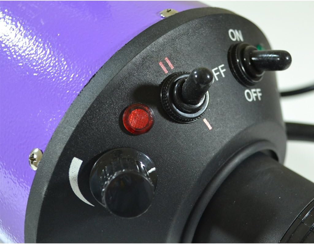 Flying Pig High Velocity Dog Pet Grooming Dryer w/Heater (Model: Flying One, Purple) - Image 5