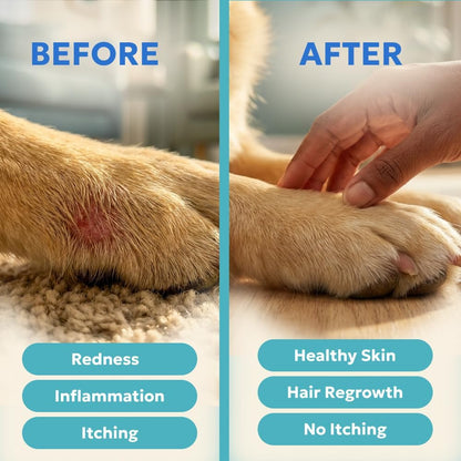 Forticept Blue Butter moisturizing anti itch cream for cracked paw pads
