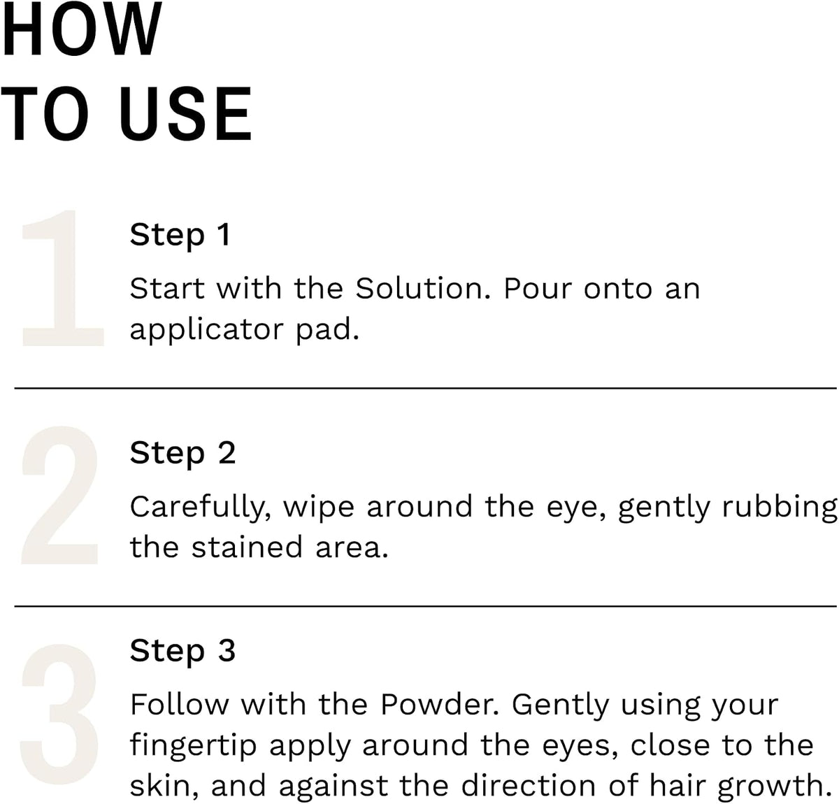 Eye Envy cat tear stain kit components arranged together